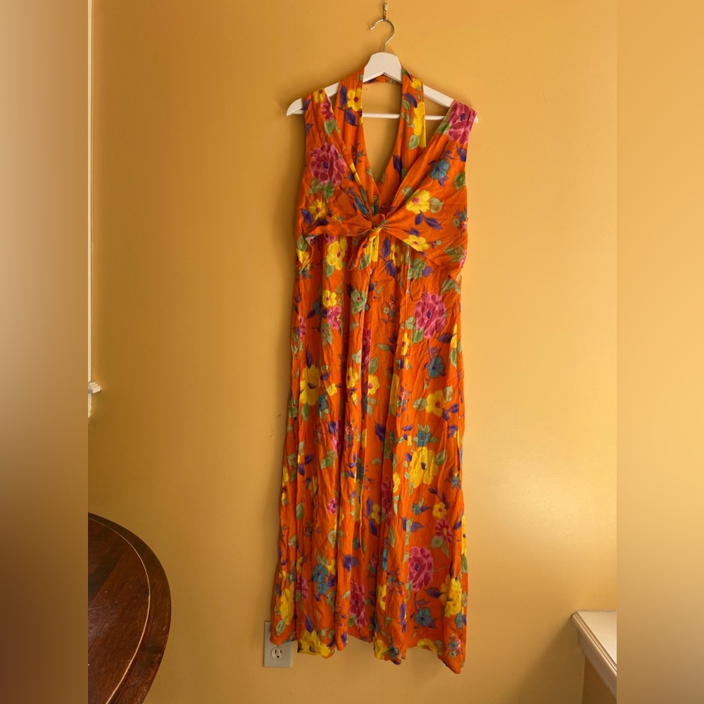 VINTAGE RAYON SUMMER DRESS SZ 12